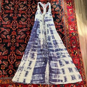 ANTHROPOLOGIE: funky tie-dyed dress made of soft material (not see through)